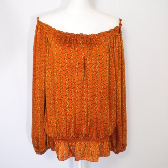 Michael Kors Tops - Michael Kors Off Shoulder Chain Top Size L
